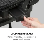 Gatsby 2000W 42x37cm Barbacoa Eléctrica Negro 2300 - Imagen 6