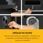 Meat Machine 45x32,5cm Barbacoa de Carbón Negro 1400+ unidades vendidas - Imagen 6