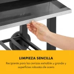 Meat Machine 45x32,5cm Barbacoa de Carbón Negro 1400+ unidades vendidas - Imagen 8