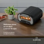 PizzaForno 1700W 430°C Horno de Pizza Eléctrico Negro - Imagen 3