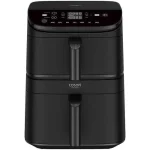 Freidora de Aire Cosori Turbo Tower Chef Edition – 10.8L, 2630W, Doble Compartimento, Negro