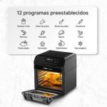 Freidora de aire Ufesa Magister 72805550 – 12L, 1850W, Control digital, 12 programas y 6 accesorios - Imagen 4