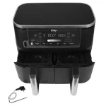 Freidora de aire Ninja AF451EU de 9,5L, 2470W, doble cubeta con control táctil LED - Imagen 3