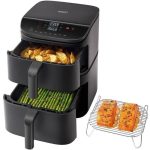 Freidora de Aire Cosori Turbo Tower Chef Edition – 10.8L, 2630W, Doble Compartimento, Negro - Imagen 4