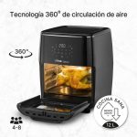 Freidora de aire Ufesa Magister 72805550 – 12L, 1850W, Control digital, 12 programas y 6 accesorios - Imagen 2