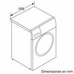 Lavadora Balay 3TS273BA Carga Frontal 7kg 1200rpm Clase A Blanca - Imagen 2