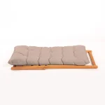 Sillón de jardín plegable de madera - Imagen 3