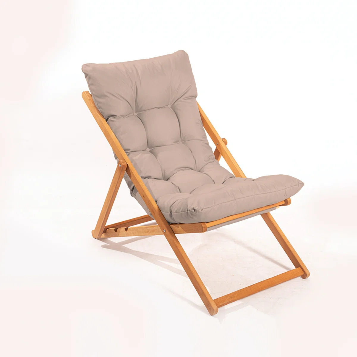 Sillaf Sillón de jardín plegable de madera - Imagen 1