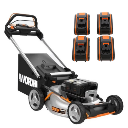 Cortacésped Autopropulsado WORX NITRO WG761E – Batería 80V (4x20V/4Ah) – Corte 51 cm