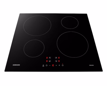 Samsung NZ64M3NM1BB/UR Plato de inducción de 4 zonas con Booster y controles táctiles