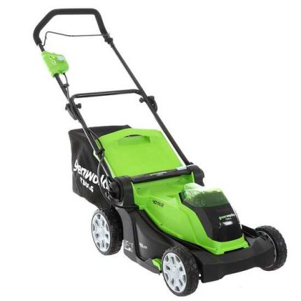 Greenworks G40LM41 – Cortacésped eléctrico inalámbrico 41 cm – Batería 40V 4Ah
